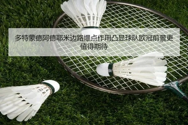 多特蒙德阿德耶米边路爆点作用凸显球队欧冠前景更值得期待